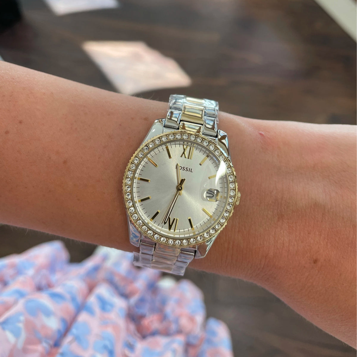 Fossil scarlette watch sale