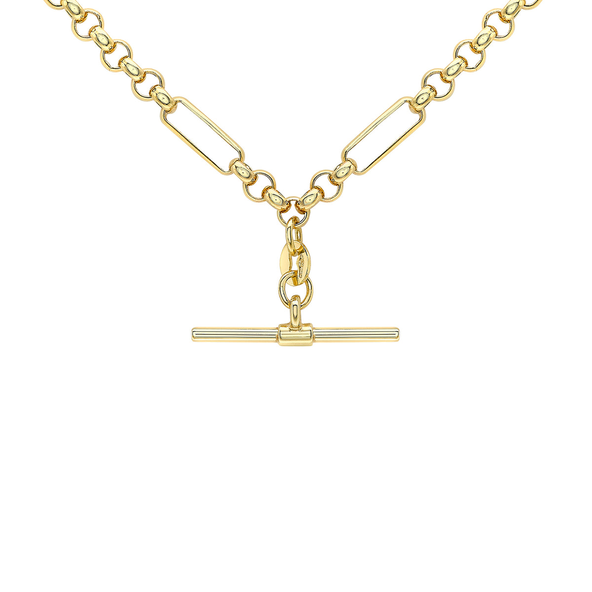 White gold t deals bar necklace